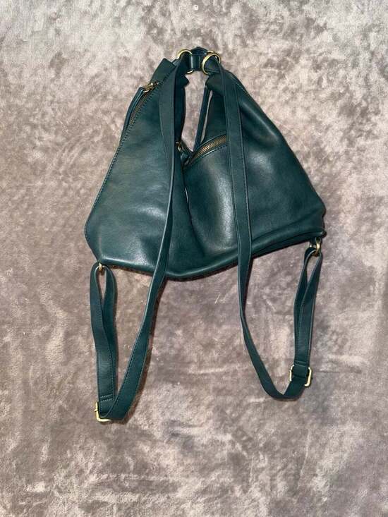 Joy Susan Drew Convertible Backpack in Teal